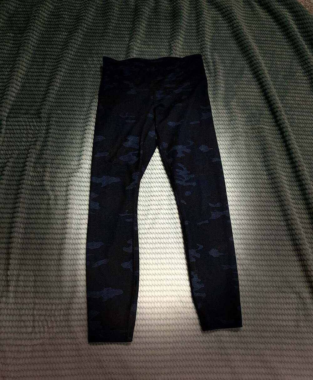 Lululemon Heritage 365 Camo Deep Coal Multi High-Rise Leggings